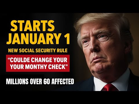 STARTS JANUARY 1: New Social Security Rule Could Change Your Monthly Check—Millions Over 60 Affected