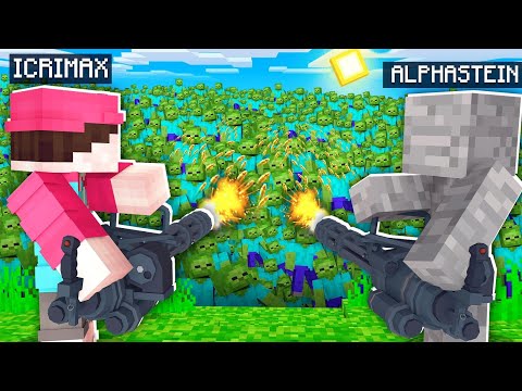 24 Stunden ZOMBIE APOKALYPSE überleben in Minecraft!