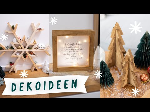 DIY WINTERDEKO | Dekoration selbermachen | einfaches & besonderes Upcycling für Weihnachten