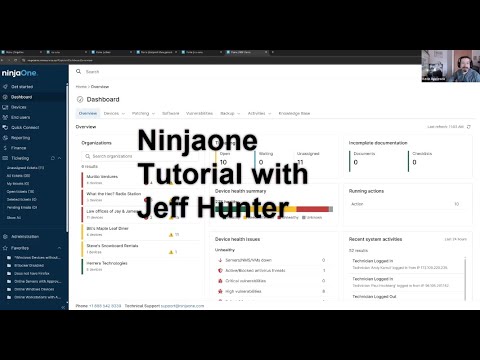 IT: Ninjaone Tutorial with Jeff Hunter