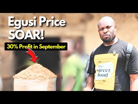 Egusi Prices Soar! 30% Profit Already in September 🚀💰