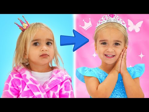 Alice Dressed Up for a Princess Party