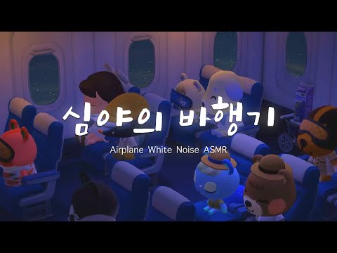 [모동숲 ASMR] 고요한 밤 비행기 ASMR ✈️ | ACNH | あつ森 | 동물의숲