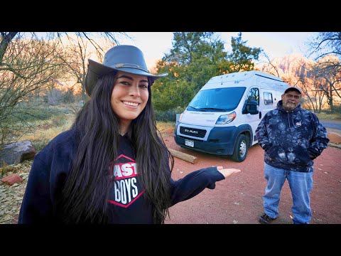 Van Camping Out West with my Dad!
