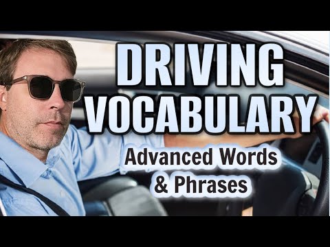 ADVANCED DRIVING VOCABULARY 🚘 | Words & phrases you need to know