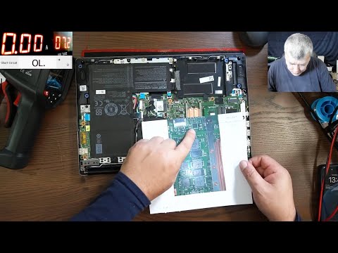 Customer replaced a capacitor and the laptop went dead, what goes wrong? Can we fix it? Acer Swift 3