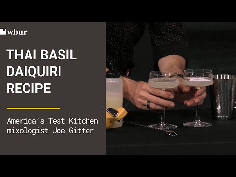 How to mix a Thai basil daiquiri with Joe Gitter from America's Test Kitchen