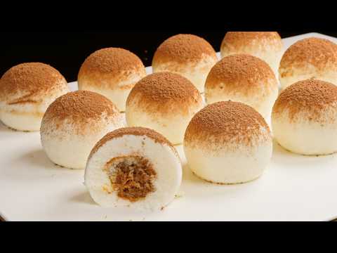 Echte Tiramisu-Bällchen! Hausgemachtes Dessert! Ohne Gelatine!