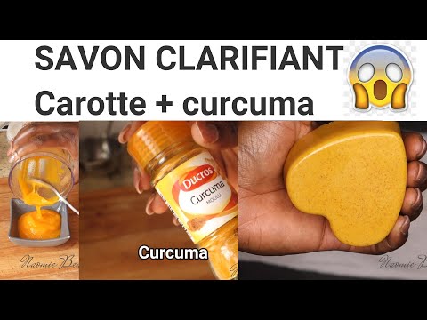 CLARIFYING SOAP FOR PIMPLES AND SPOTS WITH TURMERIC + CARROT + LEMON