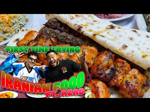 Trying Iranian Food for the FIRST TIME!! | feat. Azad @emotionaloranges