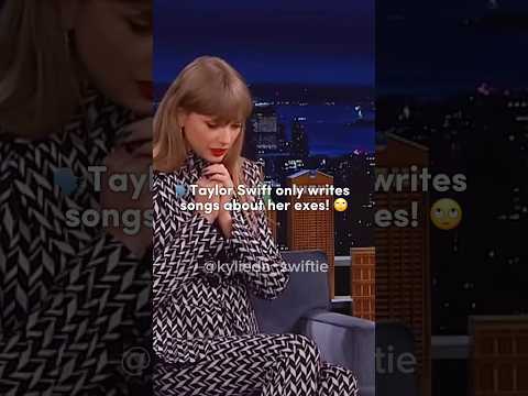 🗣️Taylor Swift only writes songs about her exes! #taylorswift #shorts #music #fyp #singer #songs