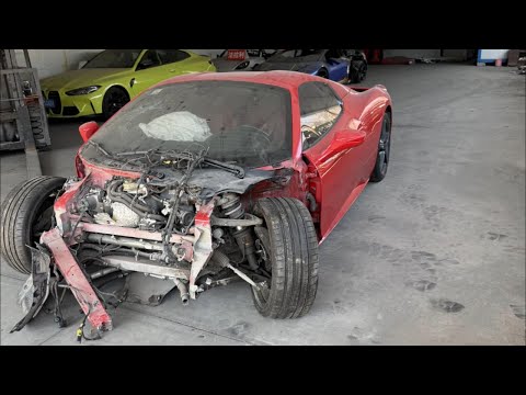 I bought a damaged Ferrari 458 for $41,075 — the restored car left everyone stunned!