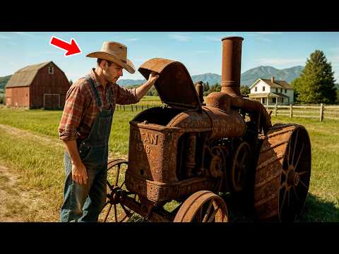 Farmer Bought a Rusty Tractor for $1, but What He Found Under the Hood Was Worth a Fortune