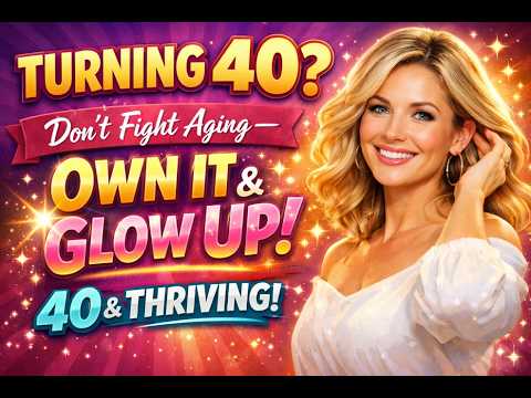 Turning 40 Don’t Fight Aging — Own It & Glow Up Instead ✨  40 & Thriving