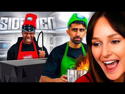 Freya Reacts to SIDEMEN AMONG US COOKING CHALLENGE