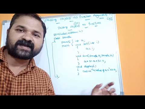 Passing Objects as function arguments in C++ Programming || Passing objects to functions in c++