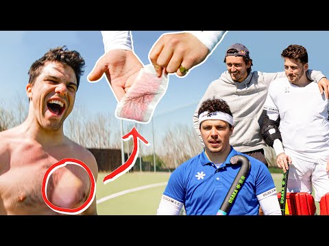 LOSER GETS WAXED ft. Hockey World Champions Arthur & Loic Van Doren