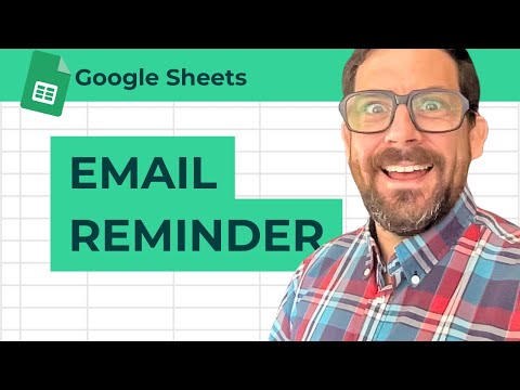 How To Email Reminders Before a Deadline in Google Sheets