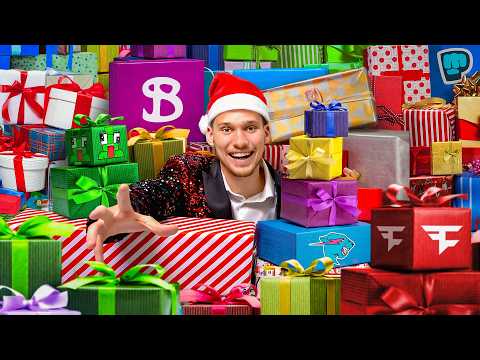 I Surprised YouTubers with 100 Mystery Boxes!