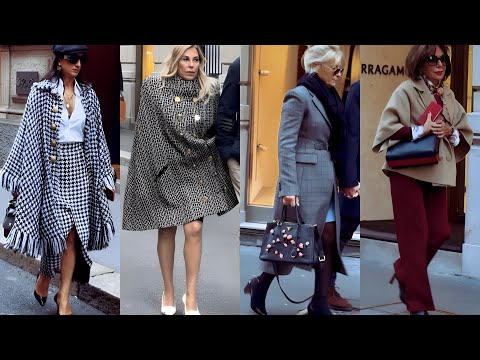2025 Street Fashion Trends 🇮🇹 Sophisticated Outfits For Ladies 🍂 Autumn 2025