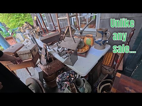 Historic 1700's Inn Estate Sale Full of Primitives