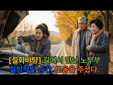 길 위에서 만난 노부부. 절망적인 순간 [실화바탕, 오디오북 사연라디오]