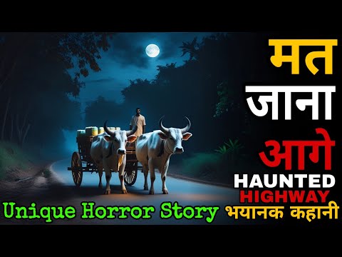 जंगल के रास्ते में बैलों का एक साथ बैठ #horrorpodcast #horror 