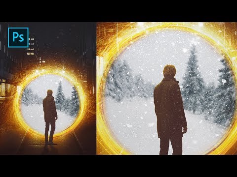 Photoshop | How to create Portal Effect Like Doctor Strange | Tutorial