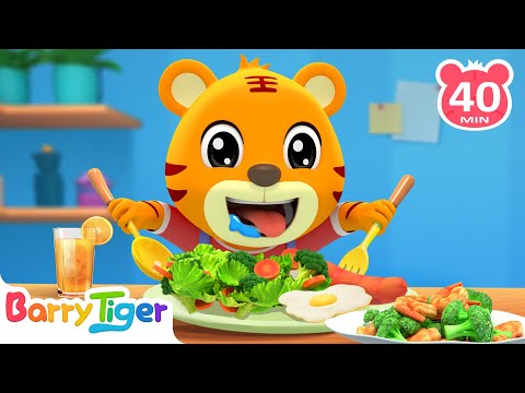 我愛吃蔬菜🥦🍅 | 大合集 | 經典熱門兒歌🎶 | Kids Song | 動畫 | 童謠 |  貝樂虎中文 | Nursery Rhymes