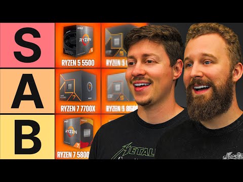 Best AMD CPUs Tier List 2025