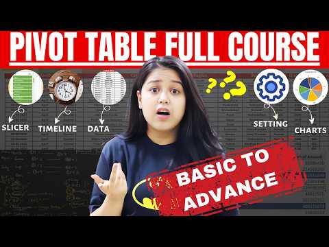 Pivot Table Full Course Tutorial || Basic to Advance || Hindi