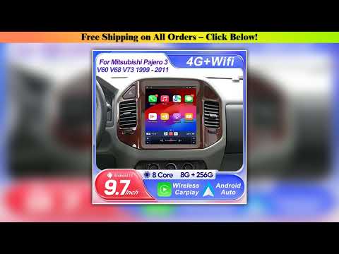 9.7 inch Android For Mitsubishi Pajero 3 V60 V68 V73 1999 - 2011 Carplay Car Radio Multimedia