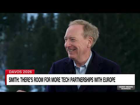 Microsoft President Brad Smith emphasizes transatlantic trust for technology