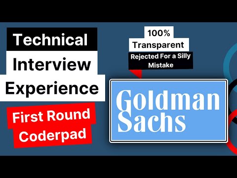 Technical Interview Experience + Review - Goldman Sachs || Software Engineer || FAANG like Interview