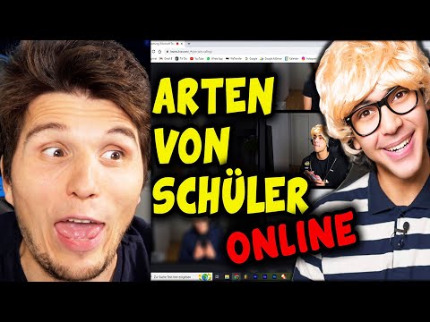 Paluten REAGIERT auf Arten von Schülern im Online-Unterricht