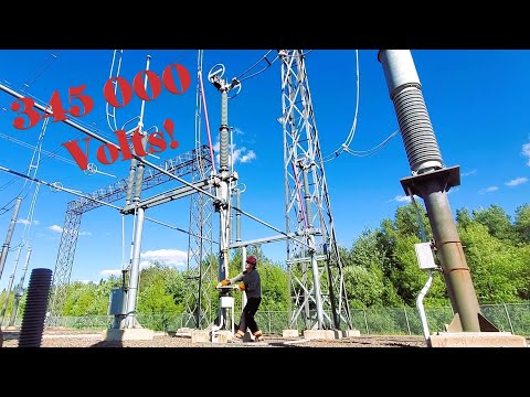Operating 345 000 Volt switches!