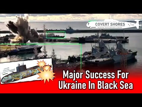 Russian Submarine hit in Dramatic Attack in Black Sea