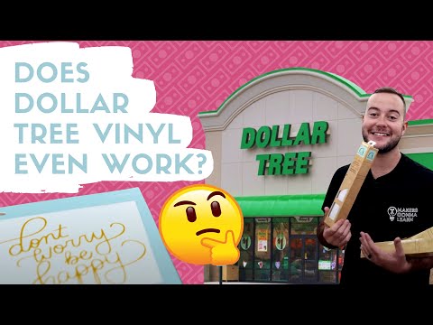 😳DOES DOLLAR TREE VINYL EVEN WORK? - This might surprise you... 😳