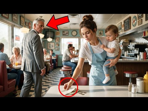 МИЛЛИАРДЕР оставил ЧАЕВЫЕ $0 — но официантка-МАТЬ-ОДИНОЧКА нашла СЕКРЕТНУЮ ЗАПИСКУ под его тарелкой
