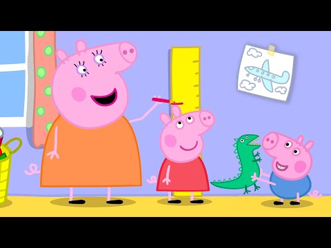 Peppa Pig Learns to Measure Her HEIGHT πPeppa&George: Growing Tall | Full Episodes | 30 Minutes