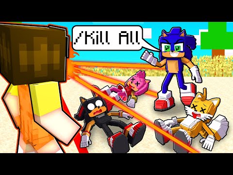 Using OWNER ADMIN COMMANDS in Minecraft Squid Game!