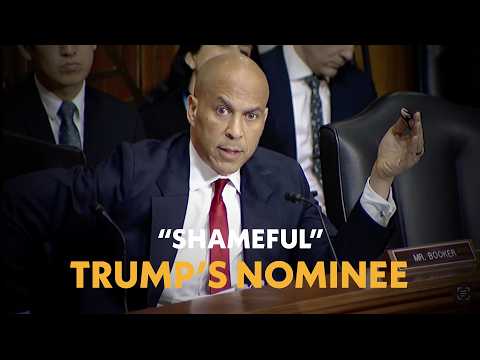 Sen. Booker ERUPTS on Trump’s Shameful Nomination.