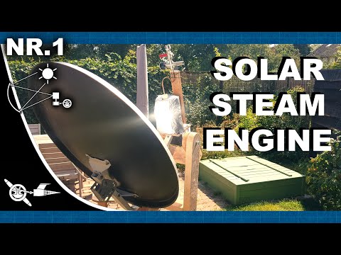 Solar steam engine #1