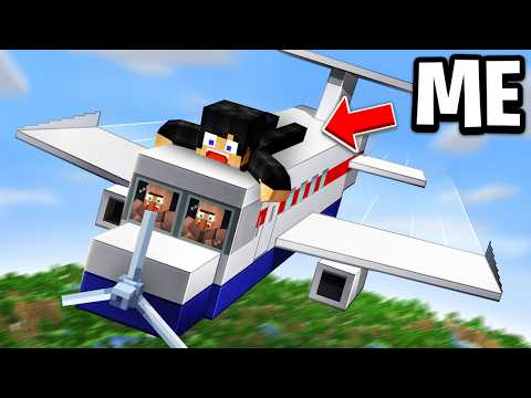 Minecraft, But I'm Stuck On A Plane!
