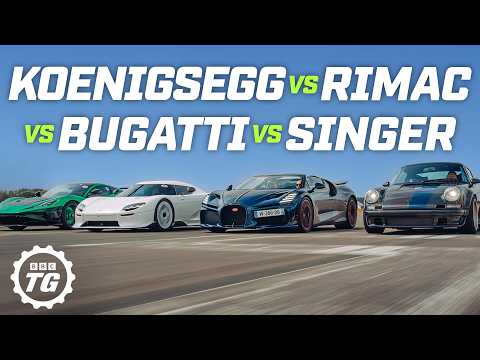 Hypercar Bosses Drive Rival Cars! | 4K