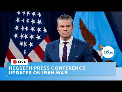 Live: Pete Hegseth press conference provides Iran war updates from Pentagon