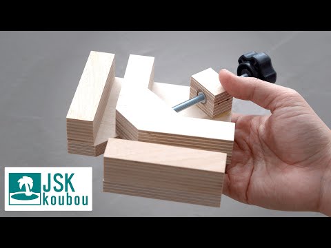 DIY Making a super accurate corner clamp from scrap plywood