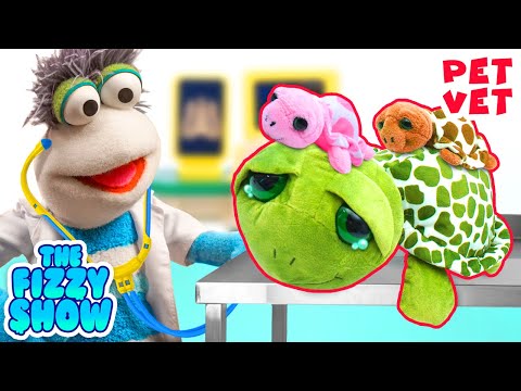 Fizzy The Pet Vet Takes Care Of Mama Turtle & Her Babies 🐢💚 | Fun Videos For Kids