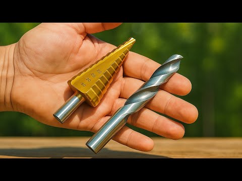 How to sharpen any drill bit in 10 seconds and get professional results! Amazing sharpening tricks