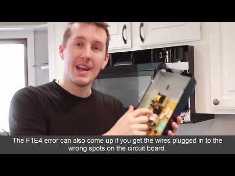 3 Most Common Microwave Problems  |  Fuse, Door Switch, F1E4 Error